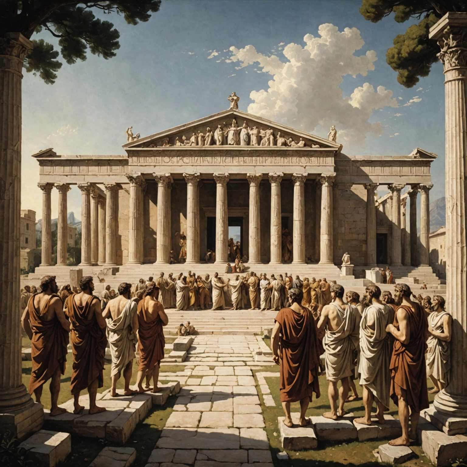 Античная труды: учения и труды Платона в античной истории философии