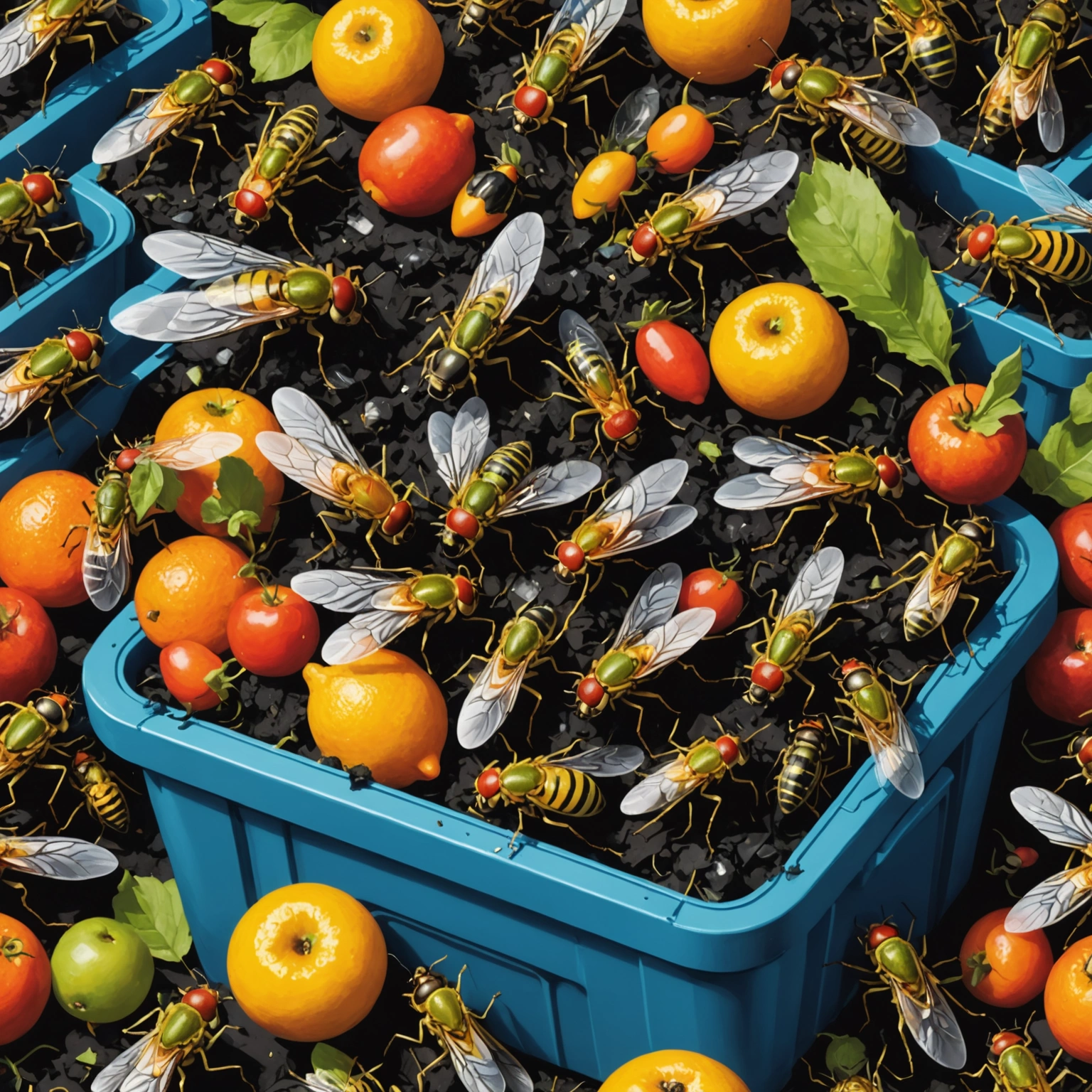 Мухи: незаметные обитатели мусорных куч и органических отходов