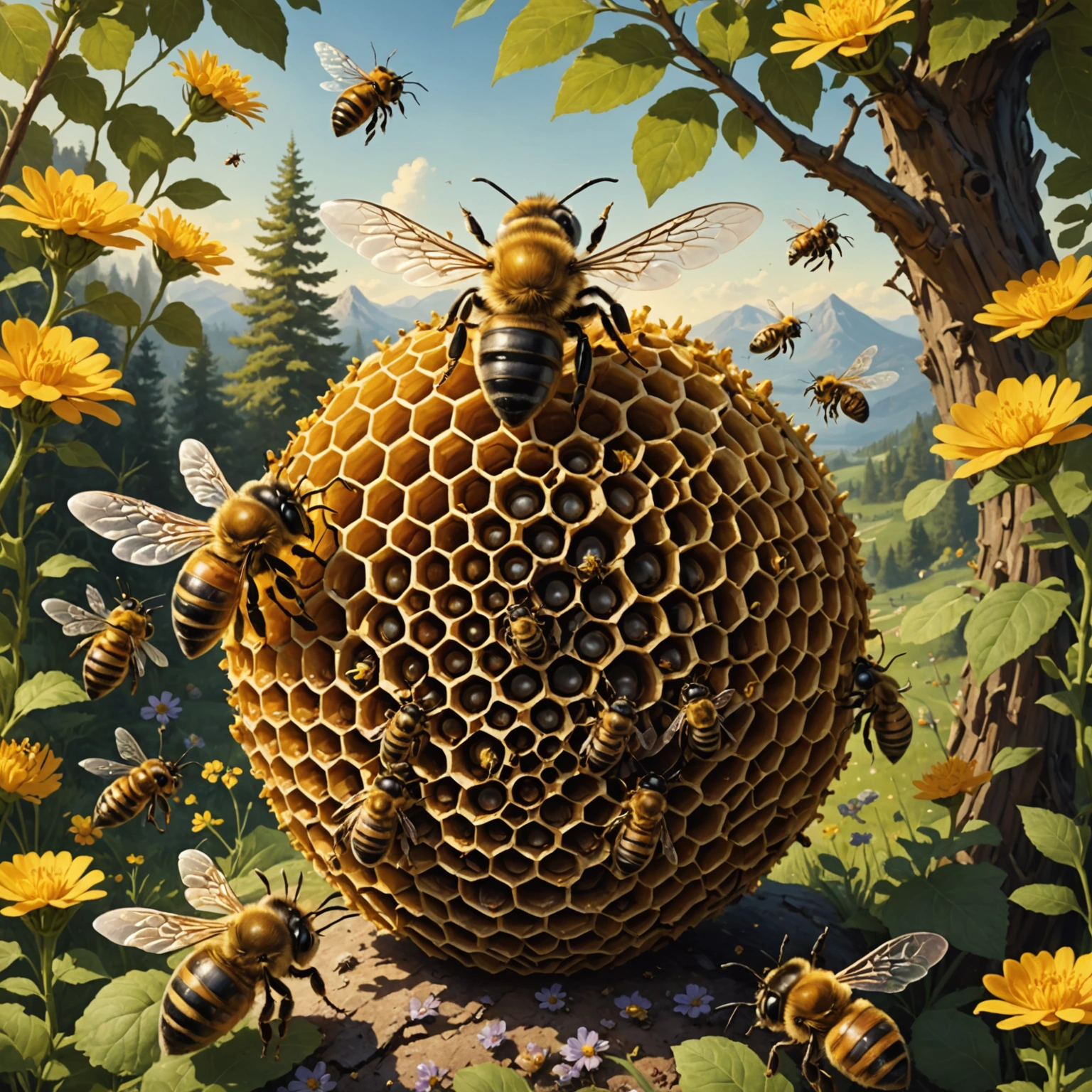 Пчелы: тайны улья и роль лидера в их обществе