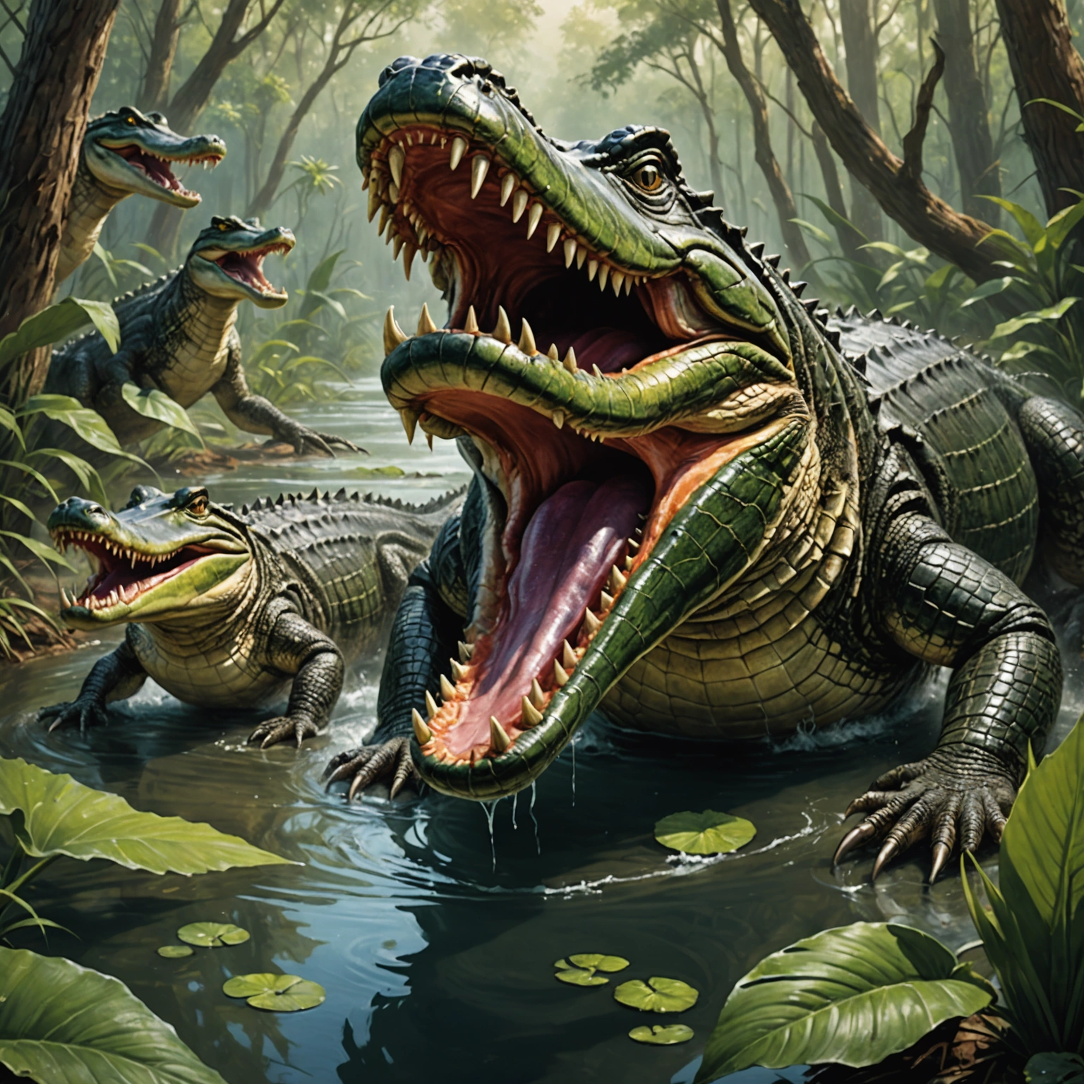 Аллигаторы: удивительные существа с невероятной силой укуса и давления