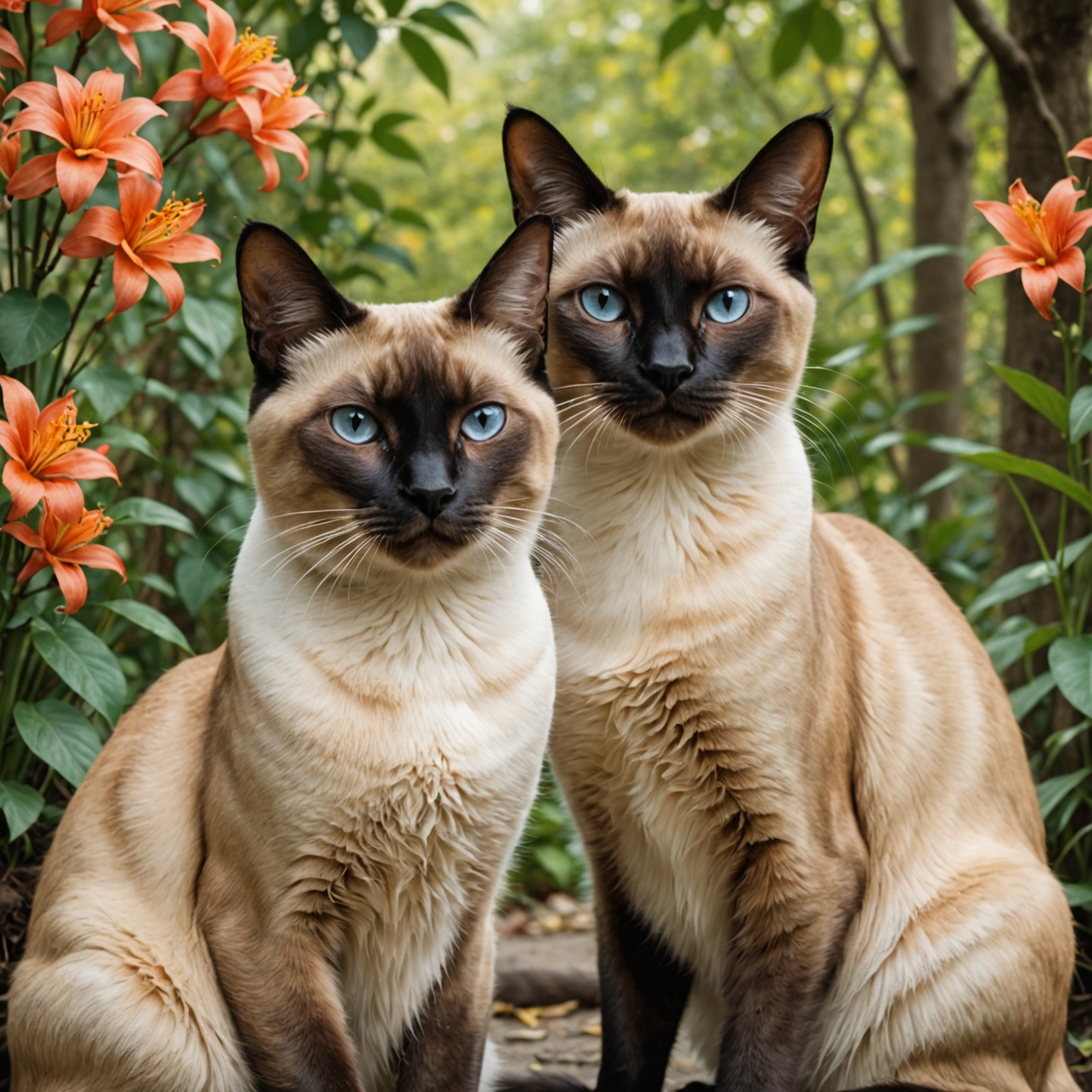 Погружение в мир изящных питомцев: Сиамская и тайская кошка
