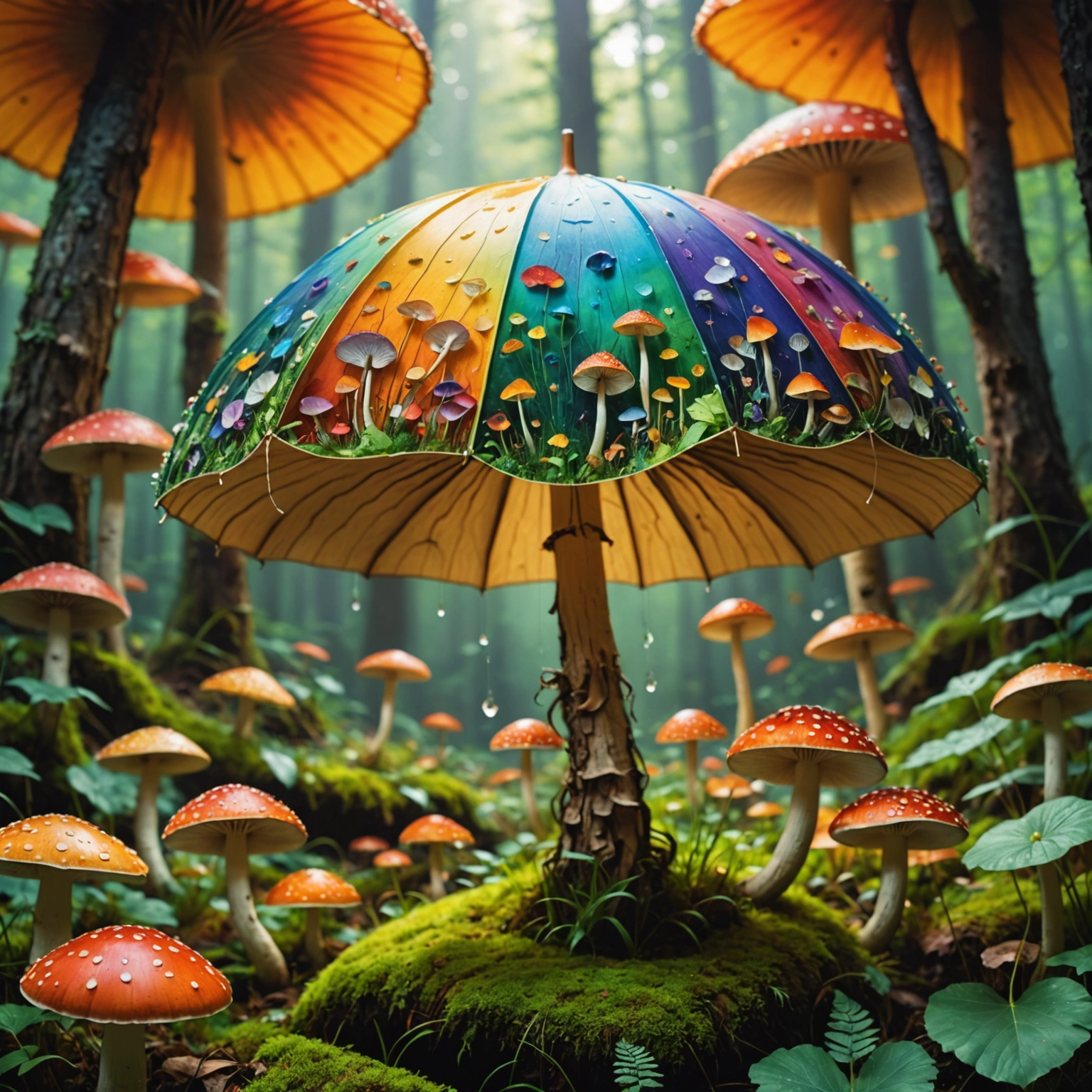 Природа как источник вдохновения и знания: взгляд через призму зонтика гриба