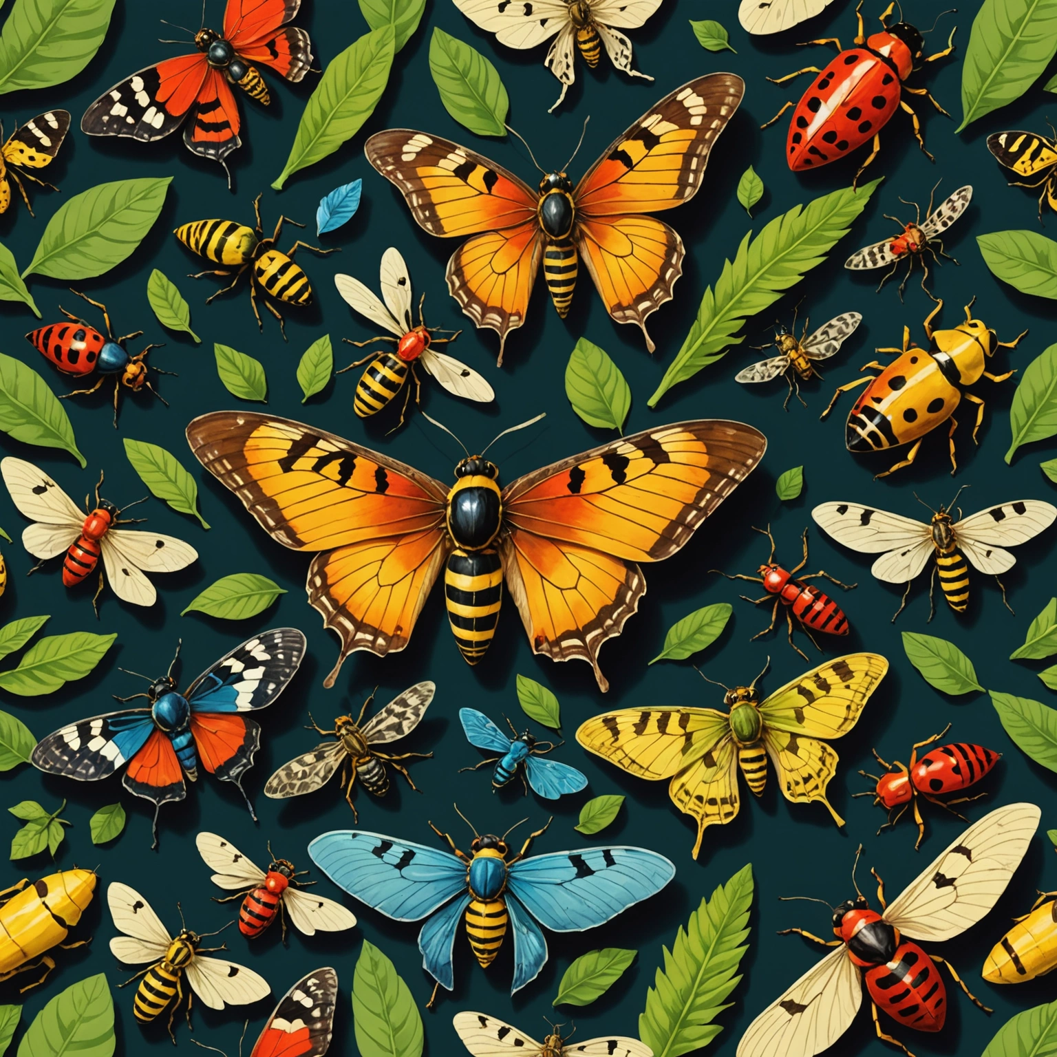 Захватывающий мир насекомых: от видов мотыльков до банановых пауков