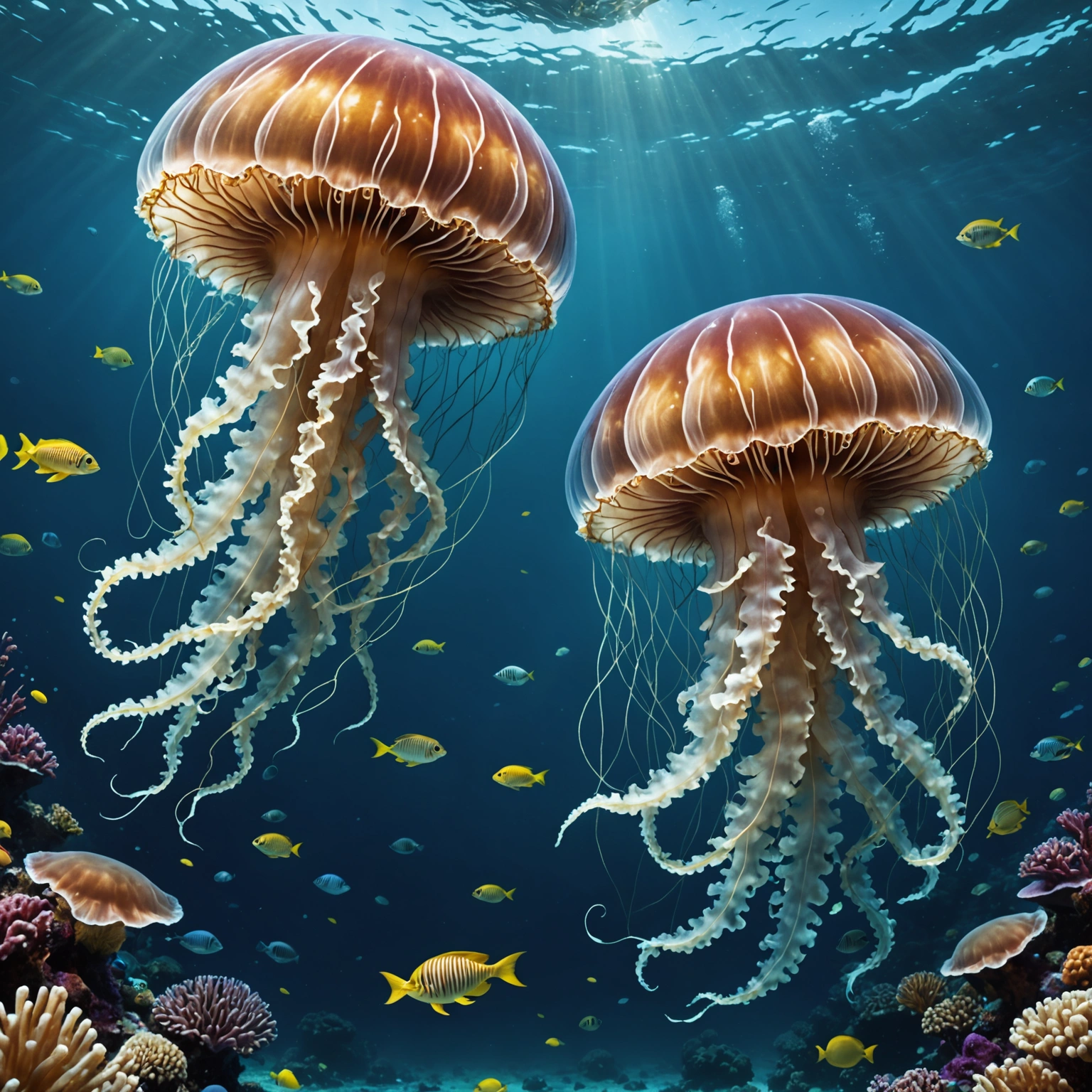 Самые большие медузы: Львиная грива и Номура — гиганты морских глубин