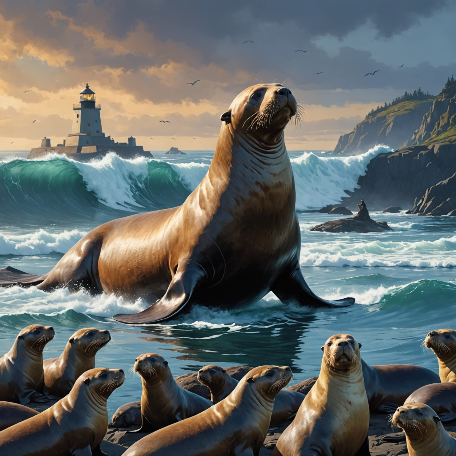 Самые большие морские львы: величие и особенности Стеллерова морского льва