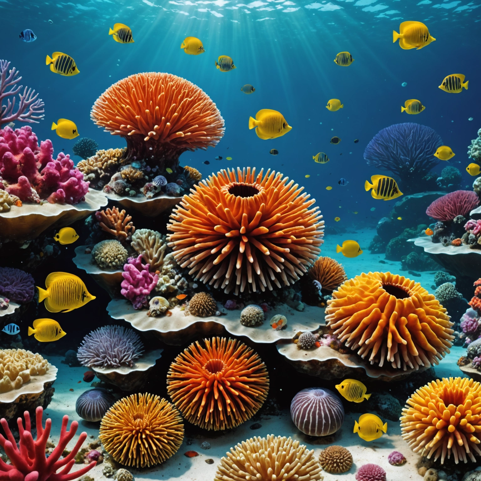 Самые красивые морские ежи: Диадема и коллектор в мире подводной красоты