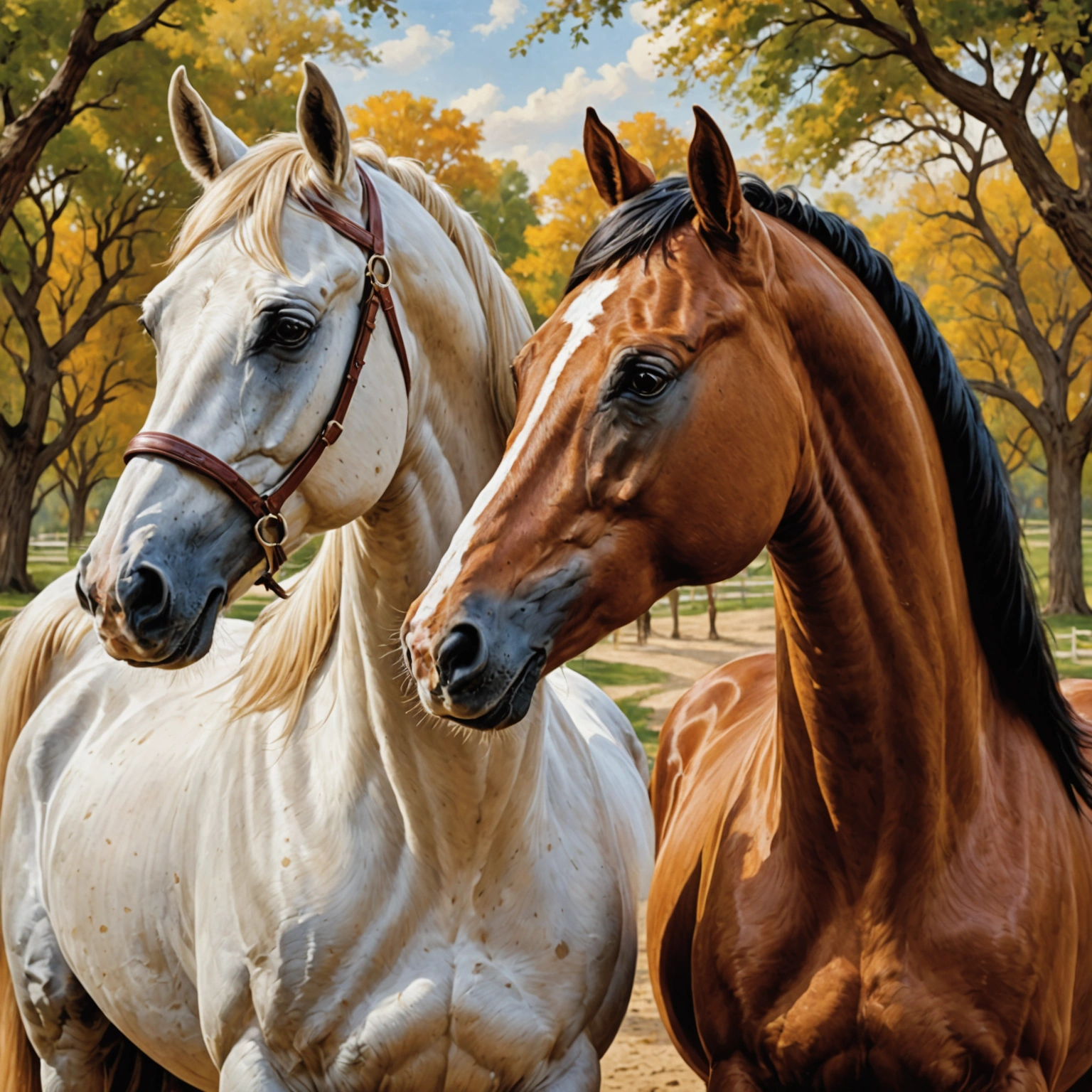 Самые умные лошади: Арабская и ахалтекинская породы