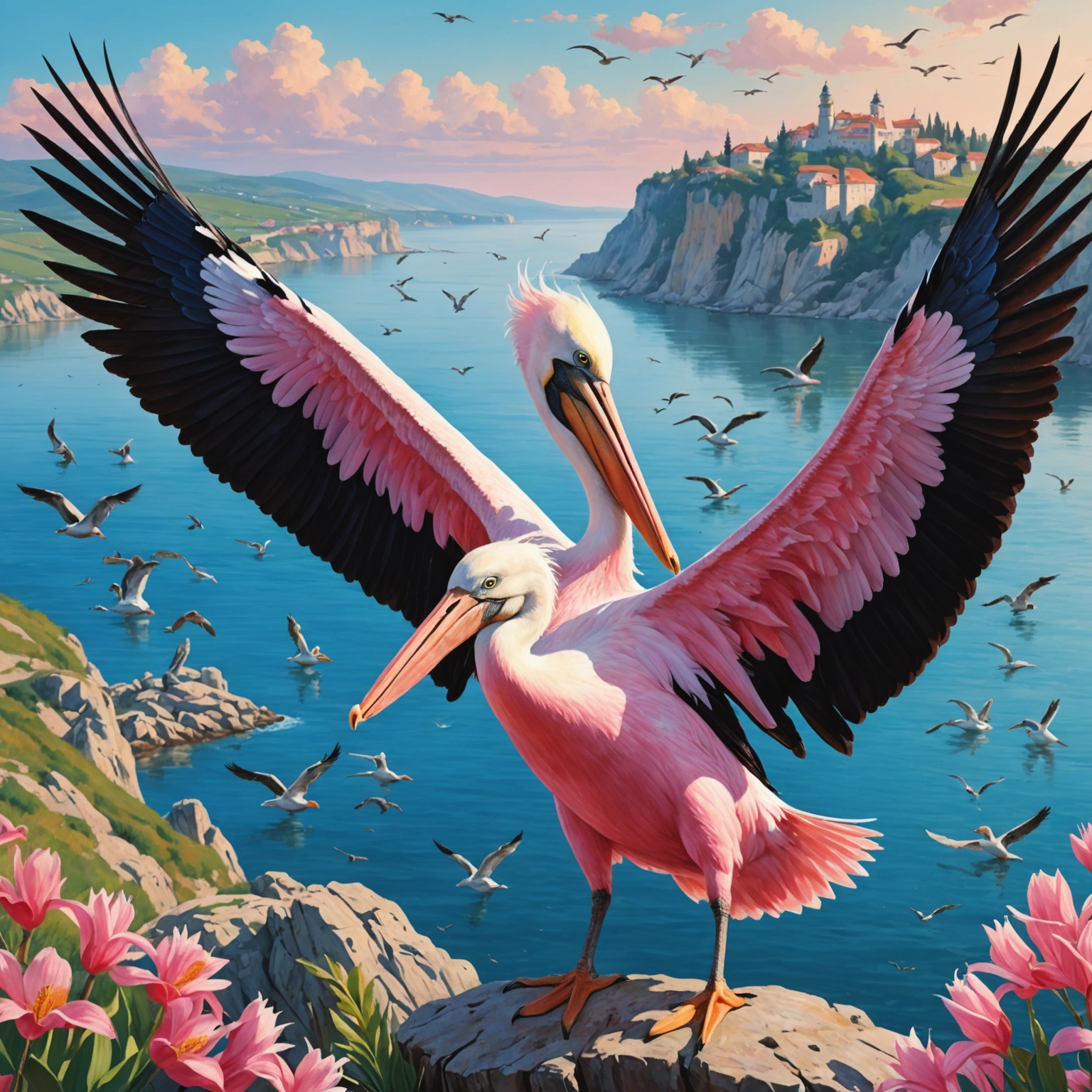 Самые редкие птицы Черного моря: удивительный мир розового пеликана и других пернатых жителей