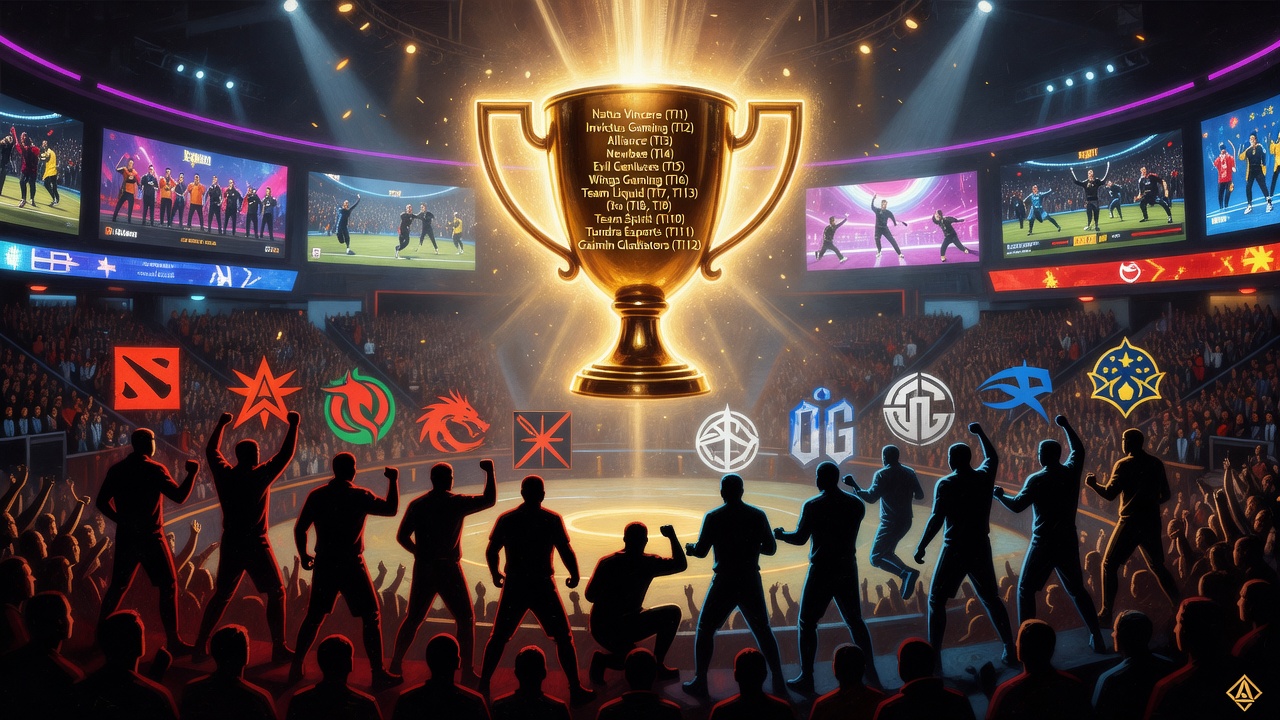 Все чемпионы The International по Dota 2: победители каждого TI