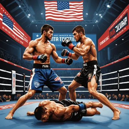 Лучший боец России подерется в Белом доме? Илия Топурия готов бросить вызов Исламу Махачеву на юбилей Трампа