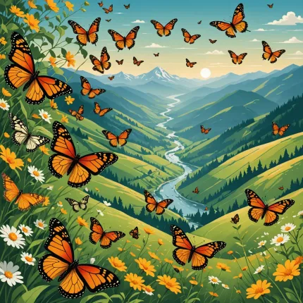 Бабочки: Тысячи километров в их удивительном путешествии