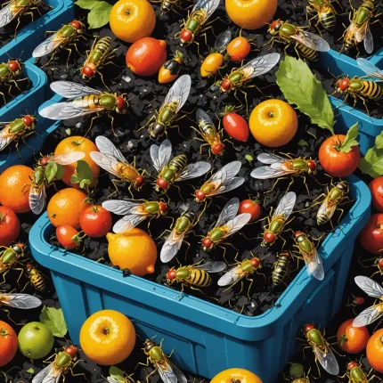 Мухи: незаметные обитатели мусорных куч и органических отходов