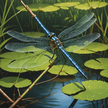 Стрекозы: Искусство скорости и охоты в мире насекомых