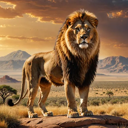 Самые большие львы: Барберийский и трансваальский — гиганты саванны и их загадки