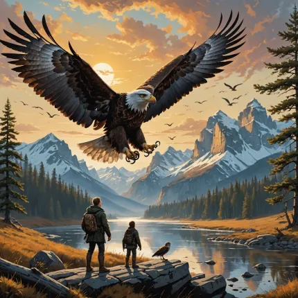 Самые опасные птицы России: Беркут и филин