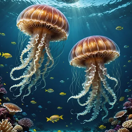 Самые большие медузы: Львиная грива и Номура — гиганты морских глубин