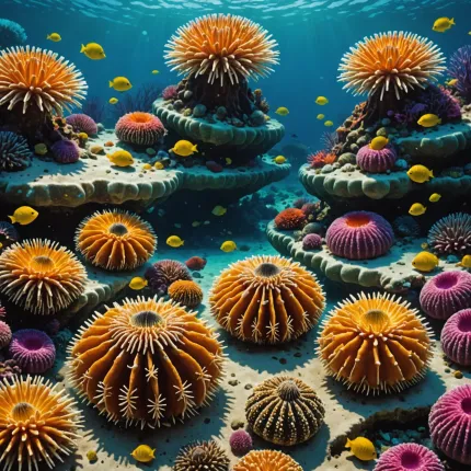 Самые красивые морские ежи: Цветочный и шляпочный — откройте для себя подводные жемчужины