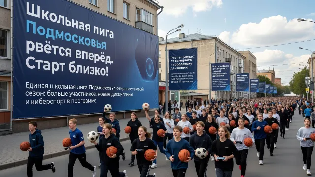 Школьная лига Подмосковья рвётся вперёд. Старт близко!